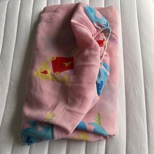 Vintage Blues Clues Twin Fitted Sheet Pink Cotton Blend Kids Bedding